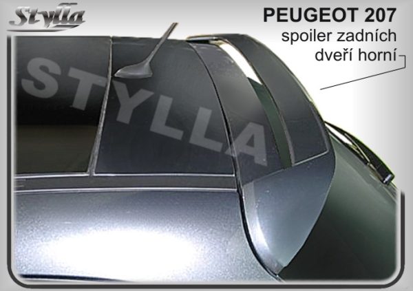 Stylla Spojler - Peugeot 207 ŠTIT  2006-2012