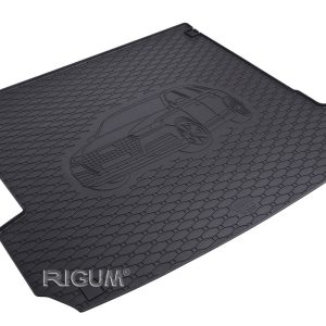Gumová rohož kufra RIGUM - Audi  Q7 5m/7m 3.rada sklopená 2015-